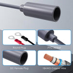 Convertitore di potenza da 12V/24V a 48V con connettore femmina DC5521, 1.5A, 3A