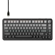 Ajazz AK820 MAX Hot-swappable Gasket 75 Mechanical Keyboard With RGB Light, Tri-mode Sea Salt Shaft V2 Side Carved Gradient Blue, Tri-mode Ice Cream Shaft Purple White Blue, Tri-mode Ice Cream Shaft Black Gray Yellow                                    ...