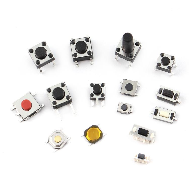 125 pezzi/set Interruttore micro tattile a pulsante per auto, 125pcs /Set