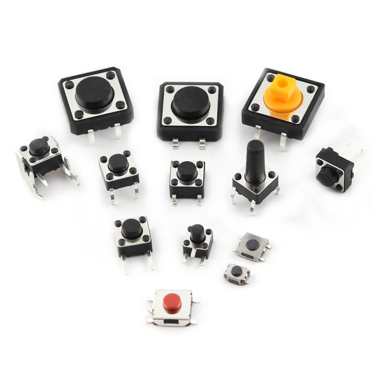 125 pezzi/set Interruttore micro tattile a pulsante per auto, 125pcs /Set