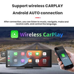 CarPlay con controllo vocale e dashcam a doppia telecamera con schermo diviso, Front Camera + Interior View, With Rear View Camera