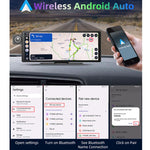 CarPlay con controllo vocale e dashcam a doppia telecamera con schermo diviso, Front Camera + Interior View, With Rear View Camera