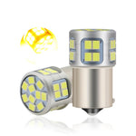 1 paio di indicatori di direzione/luci diurne/luci posteriori per auto con 30 LED, 12V-80V, 1156 Straight Pin, 1156 Crooked Pin, 1157