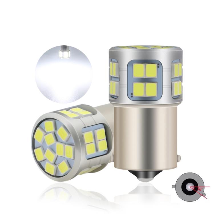1 paio di indicatori di direzione/luci diurne/luci posteriori per auto con 30 LED, 12V-80V, 1156 Straight Pin, 1156 Crooked Pin, 1157