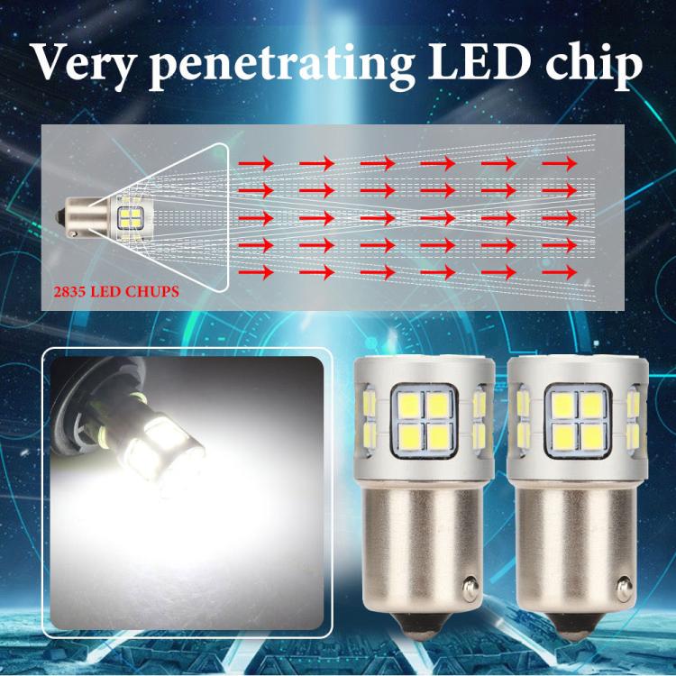 1 paio di indicatori di direzione/luci diurne/luci posteriori per auto con 30 LED, 12V-80V, 1156 Straight Pin, 1156 Crooked Pin, 1157