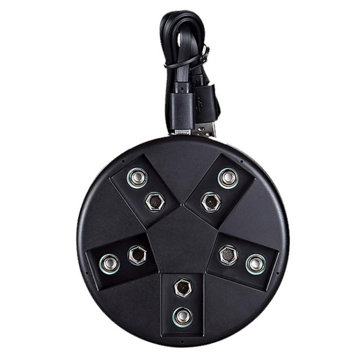 Caricabatterie intelligente 5 slot per batterie 9V USB