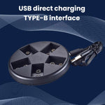 Caricabatterie intelligente 5 slot per batterie 9V USB