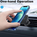 Supporto magnetico universale per telefono da fissare alla bocchetta dell'aria dell'auto, con clip e supporto per navigatore., ML-172