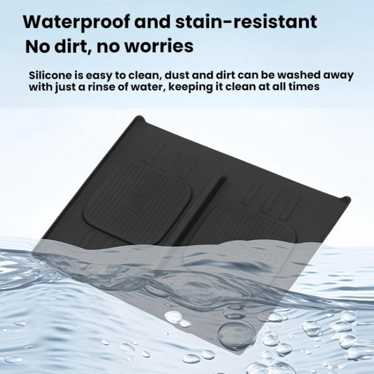 Tappetino in silicone antiscivolo e antipolvere per la ricarica wireless per Hyundai Santa Fe 2024