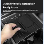 Tappetino in silicone antiscivolo e antipolvere per la ricarica wireless per Hyundai Santa Fe 2024