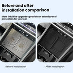 Tappetino in silicone antiscivolo e antipolvere per la ricarica wireless per Hyundai Santa Fe 2024