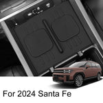 Tappetino in silicone antiscivolo e antipolvere per la ricarica wireless per Hyundai Santa Fe 2024