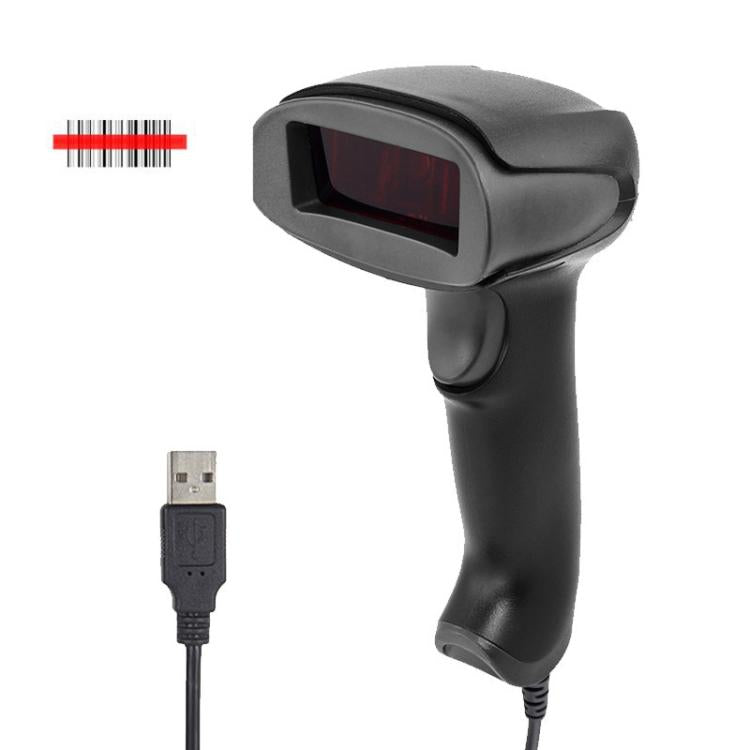 Scanner di codici a barre NETUM, scanner di codici QR per supermercati e negozi al dettaglio., Wired Red Light, Wired Laser, Wired 2D