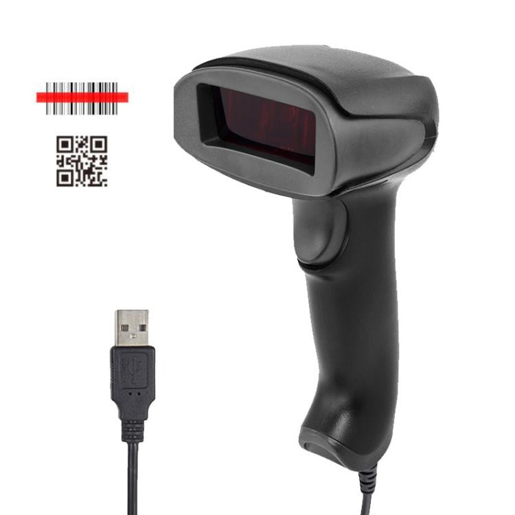 Scanner di codici a barre NETUM, scanner di codici QR per supermercati e negozi al dettaglio., Wired Red Light, Wired Laser, Wired 2D