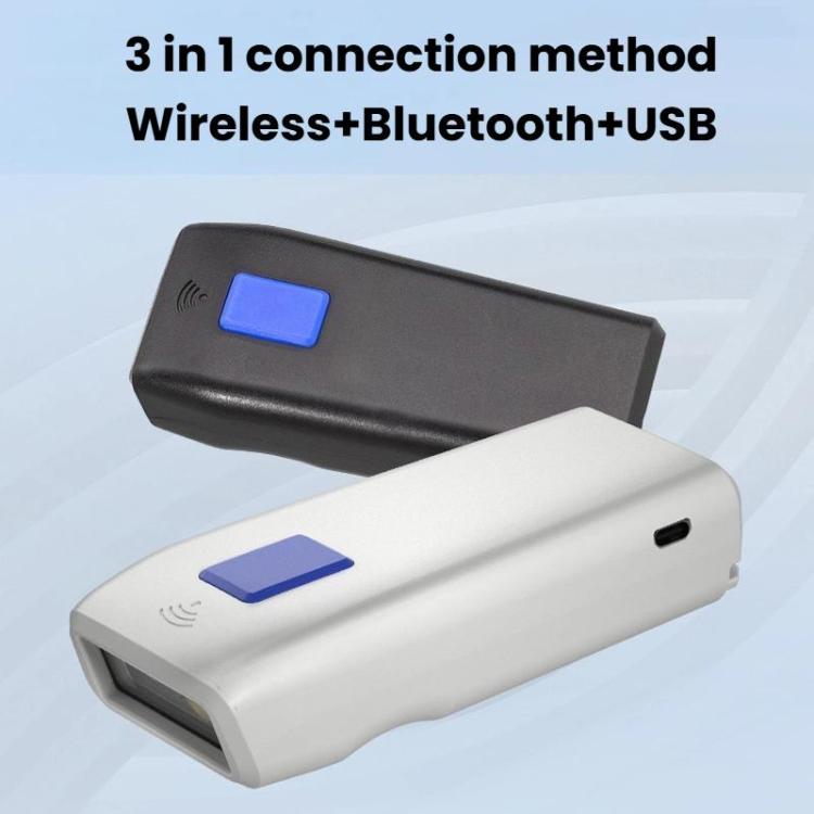 NETUM Scanner di codici a barre portatile wireless per la logistica rapida e la scansione di codici QR, 1D, 2D