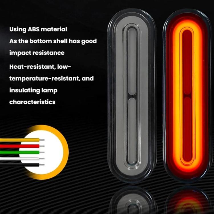 Luce freno posteriore a 60 LED DC10-80V con indicatori di direzione per moto elettriche da spiaggia e biciclette elettriche