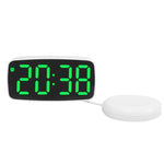 Sveglia elettronica a LED con vibrazione da comodino, Black Shell Green Light, Black Shell Blue Light, Black Shell White Light, White Shell Green Light, White Shell Blue Light, White Shell White Light