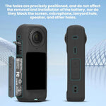 Cover protettiva in silicone antipolvere Flymile per Insta360 X4, For Insta360 X4