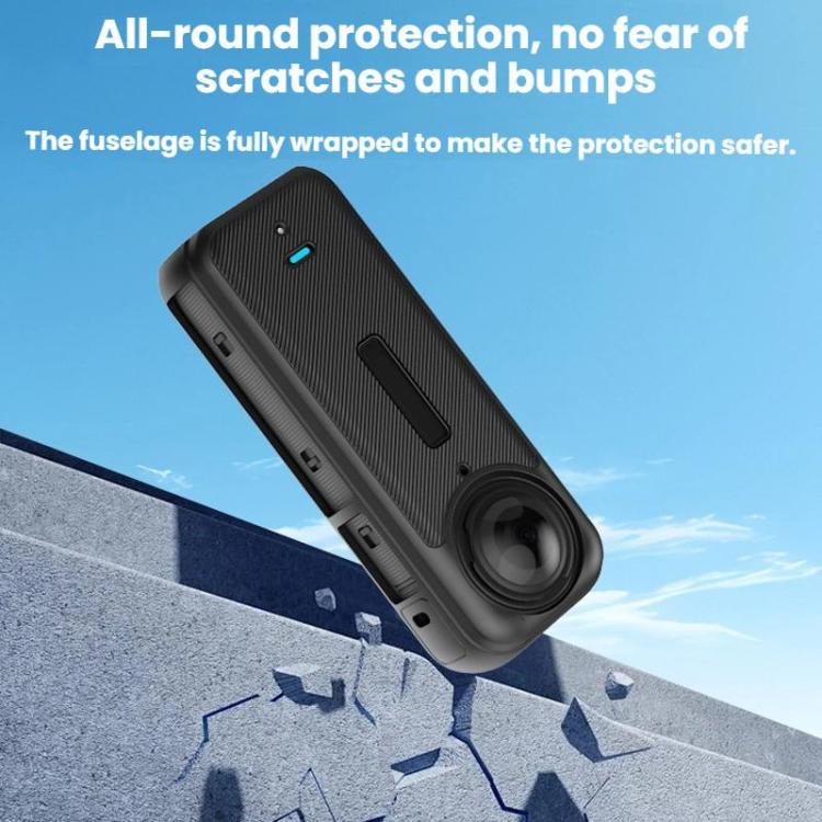 Cover protettiva in silicone antipolvere Flymile per Insta360 X4, For Insta360 X4