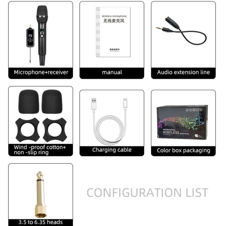 Microfono wireless per trasmissione diretta del canto, microfono portatile, LS07+N33 1 Tow 1 Bluetooth Version, LS07+N33 1 Tow 1 Infrared Version, LS07+N33 1 Tow 2 Bluetooth Version, LS07+N33 1 Tow 2 Infrared Version