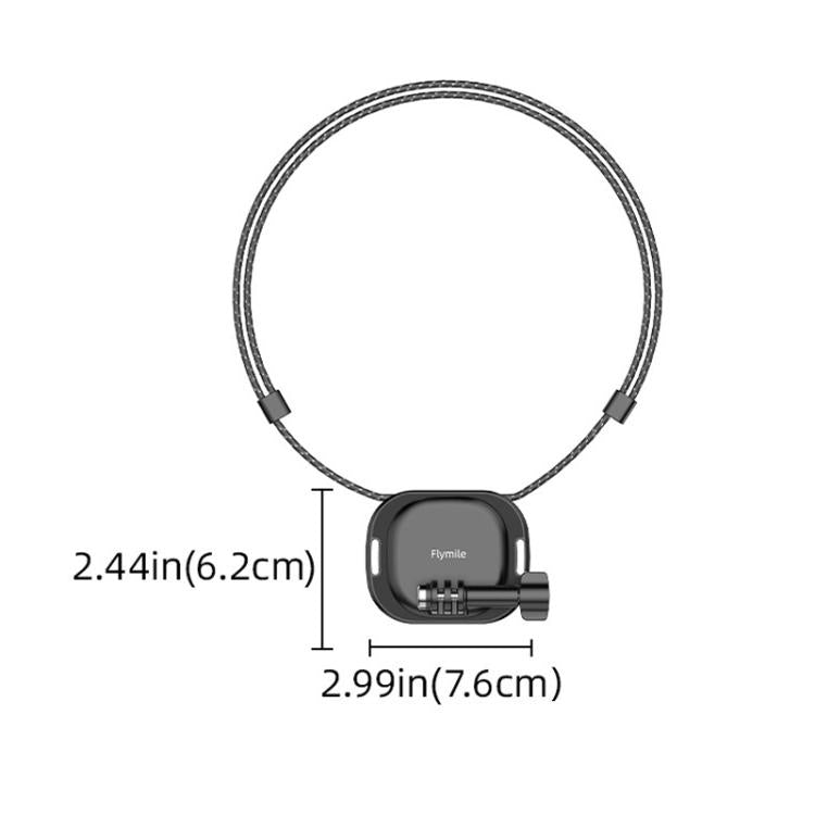 Supporto magnetico Flymile da collo per action camera DJI Osmo 360 / Pocket 3 / Action 5 Pro / Insta360 X5