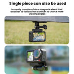 Supporto magnetico Flymile da collo per action camera DJI Osmo 360 / Pocket 3 / Action 5 Pro / Insta360 X5