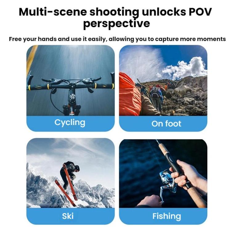 Supporto magnetico Flymile da collo per action camera DJI Osmo 360 / Pocket 3 / Action 5 Pro / Insta360 X5