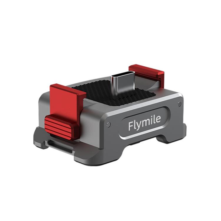 Adattatore di ricarica magnetico a sgancio rapido con doppia porta da 1/4" Flymile per DJI Osmo Pocket 3.