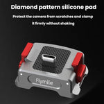 Adattatore di ricarica magnetico a sgancio rapido con doppia porta da 1/4" Flymile per DJI Osmo Pocket 3.