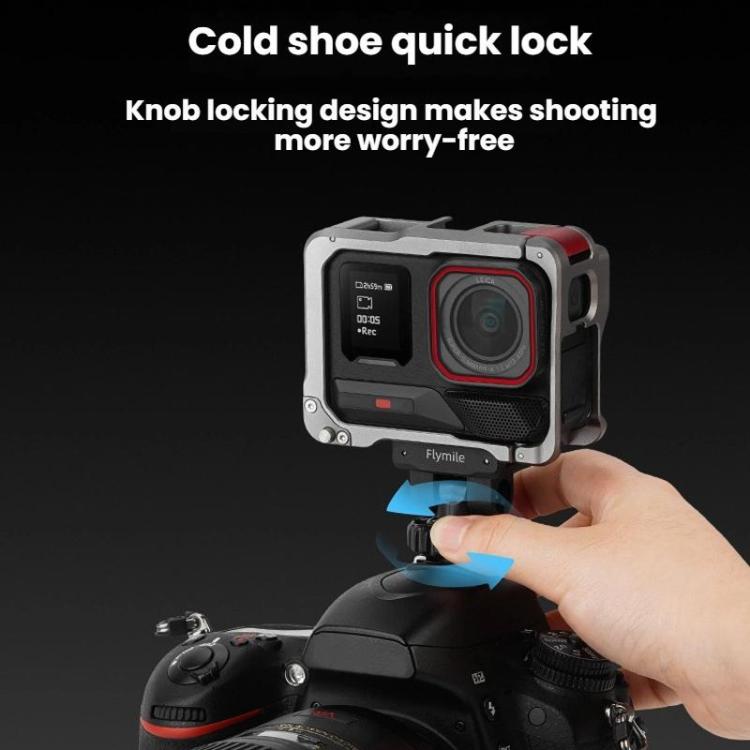 Per Insta360 Flymile Staffa di espansione magnetica a slitta a sgancio rapido per gimbal., X5028_4