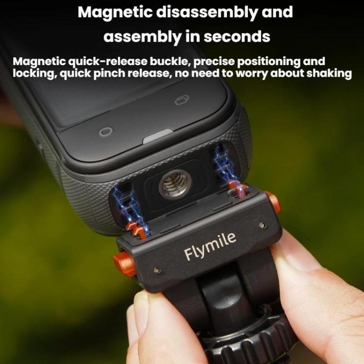 Per Insta360 Flymile Staffa di espansione magnetica a slitta a sgancio rapido per gimbal., X5028_4