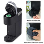 Vassoio raccogligocce extra alto anti-schizzi per macchina da caffè Keurig K-Mini, ricambio facile da installare.