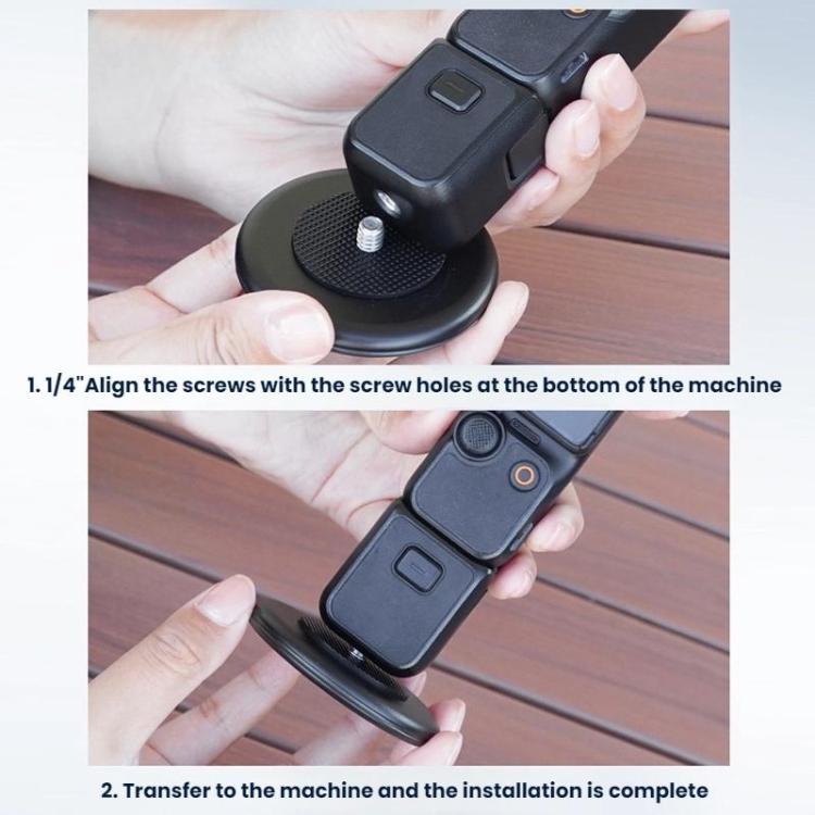 Supporto da tavolo in lega di alluminio Flymile per DJI Osmo Pocket 3/Insta360 X4/X5