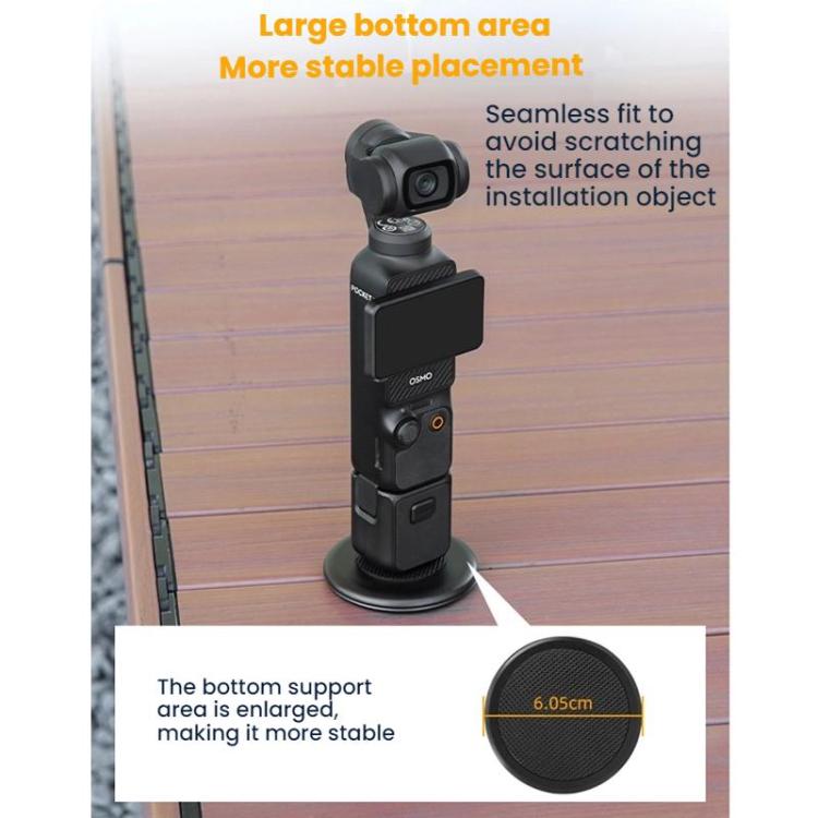 Supporto da tavolo in lega di alluminio Flymile per DJI Osmo Pocket 3/Insta360 X4/X5