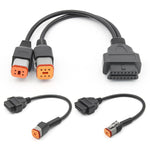Cavo adattatore per moto 6+4 pin per Harley Davidson