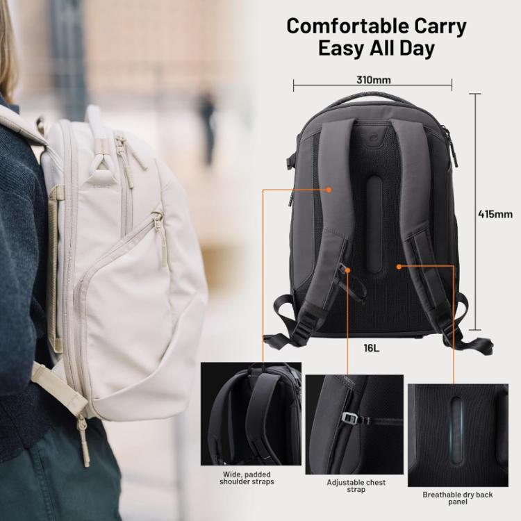 Zaino per fotocamera per laptop/DSLR/Mirrorless e droni: ideale per scatti creativi e per gli spostamenti quotidiani., 16L 14inch, 22L 16inch