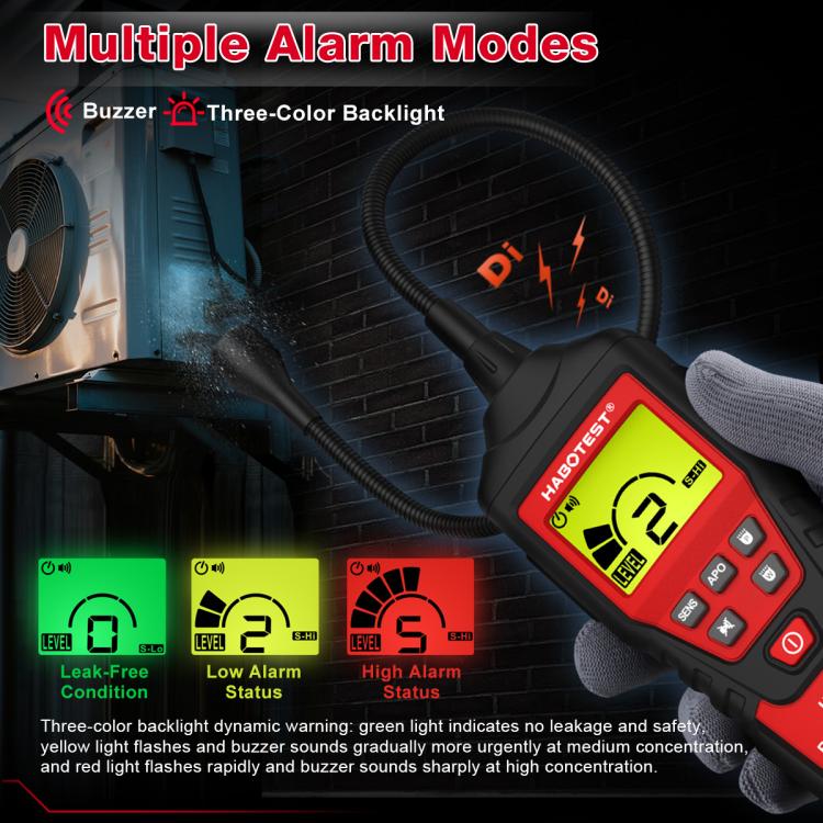 Tester di perdite di refrigerante Freon per climatizzatori auto HABOTEST, HABOTEST HT6000
