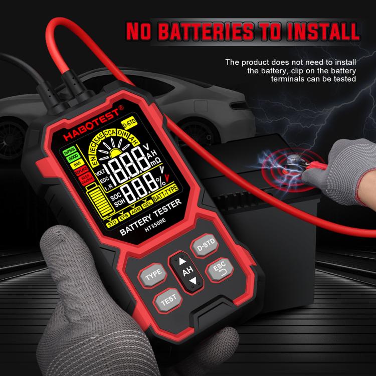 Tester di durata per batterie auto HABOTEST 12/24V