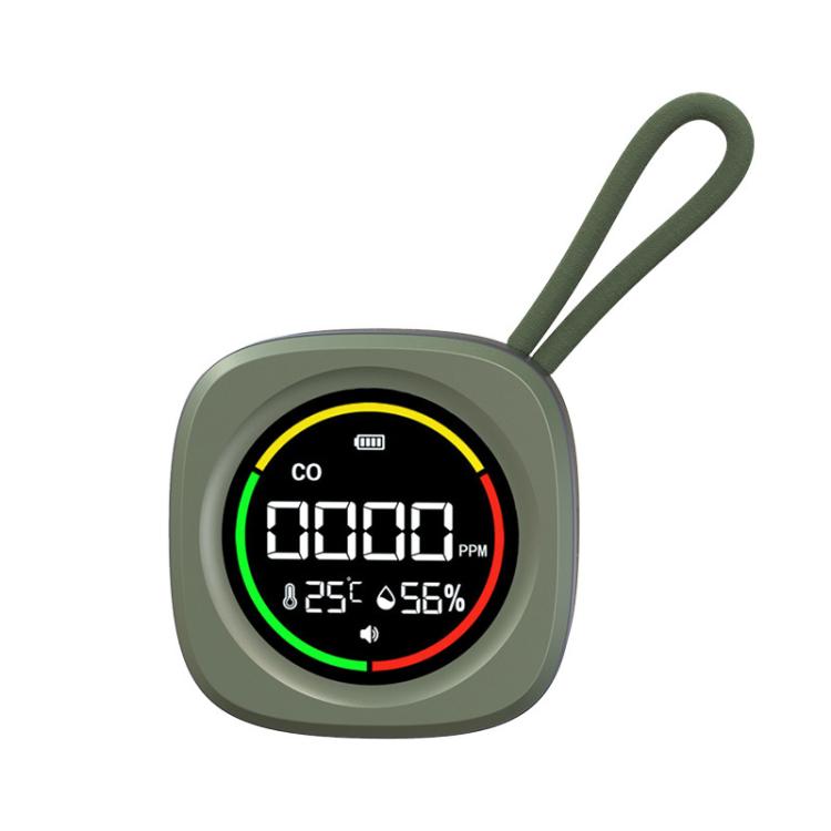 Rilevatore di monossido di carbonio, temperatura e umidità 3 in 1 K5A per esterni, portatile, con allarme di rilevamento CO., K5A