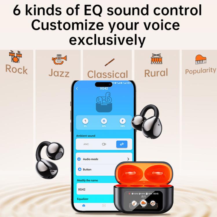 Traduttore intelligente AI in 150 lingue, auricolari Bluetooth con schermo a colori e vano di ricarica.