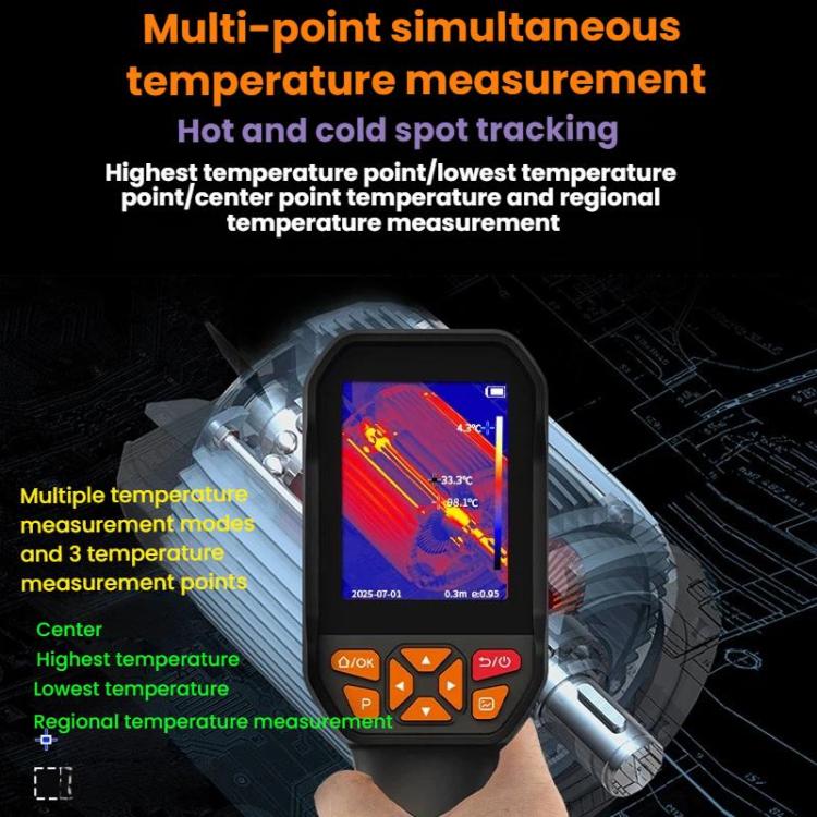 SMART SENSOR Rilevatore di immagini termiche a infrarossi per riscaldamento a pavimento industriale intelligente