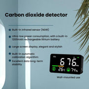 Monitor per la concentrazione di anidride carbonica TOMO-2, strumento per il test della qualità dell'aria domestica.