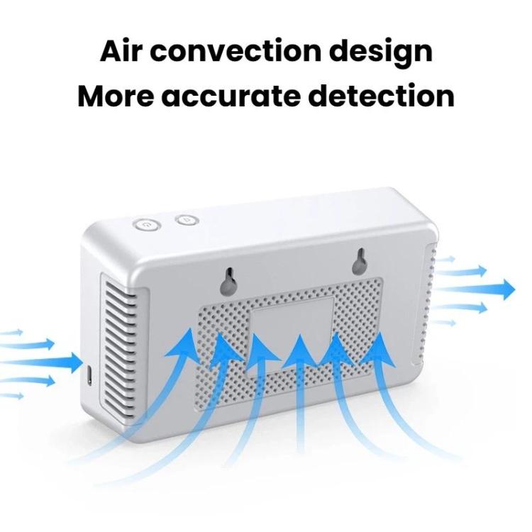 Monitor per la concentrazione di anidride carbonica TOMO-2, strumento per il test della qualità dell'aria domestica.
