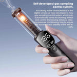 Etilometro portatile ad alta precisione per il rilevamento dell'alcol nel respiro, con display digitale, per la guida in stato di ebbrezza.