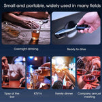 Etilometro portatile ad alta precisione per il rilevamento dell'alcol nel respiro, con display digitale, per la guida in stato di ebbrezza.