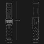 Etilometro portatile ad alta precisione per il rilevamento dell'alcol nel respiro, con display digitale, per la guida in stato di ebbrezza.