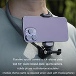 Supporto da collo PGYTECH per fotocamera sportiva per riprese angolate, P-GM-389