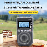 Radio portatile RIZFLY MY518 con trasmettitore Bluetooth a 2 bande FM/AM.