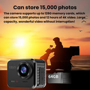 VIRAN Mini V8 Action Camera HD portatile per ciclismo, attività all'aperto e da cruscotto., Mini V8