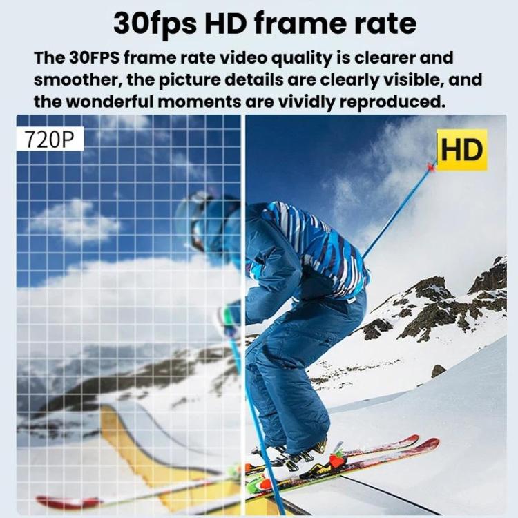 VIRAN Mini V8 Action Camera HD 1080P impermeabile IP67